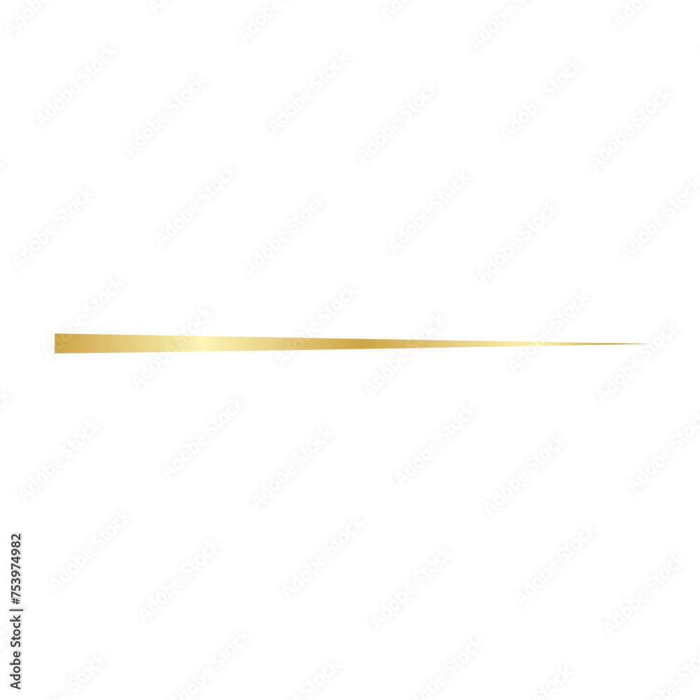 Minimalist golden line. Golden footer. Wedding ornament Minimalist golden line. Golden footer. Wedding ornament