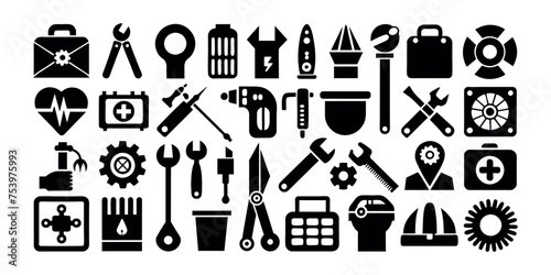 tool icon set