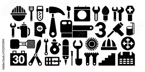 tool icon set