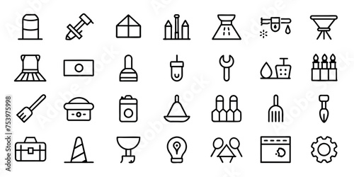 tool icon set