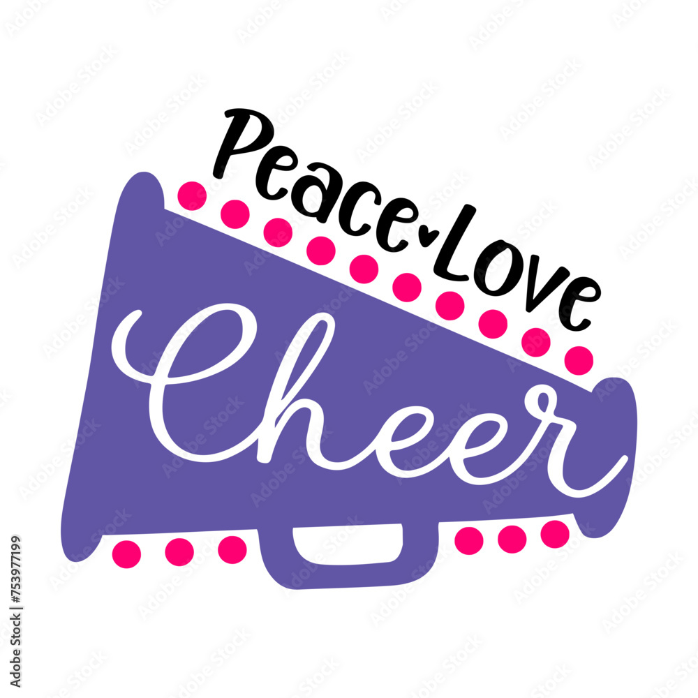 Cheer Svg, Peace Love Cheer svg, Peace Fingers svg, Two Fingers svg ...