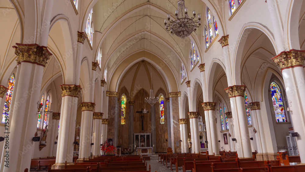 interior of church Libano Tolima