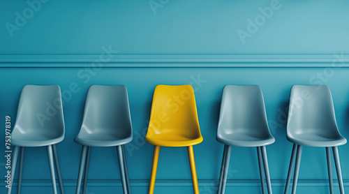The Exception in Uniformity: One Chair Stands Out
