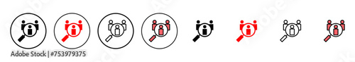 Hiring icon vector illustration. Search job vacancy sign and symbol. Human resources concept. Recruitment