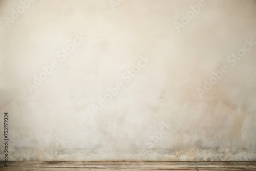 clear smooth Beige wall of an empty room. A closeup of only wall