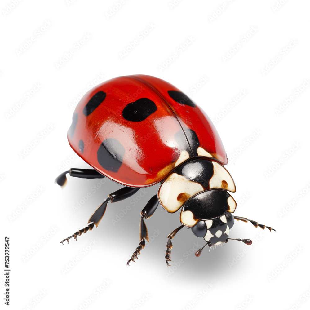 ladybug on white background ladybug on white background