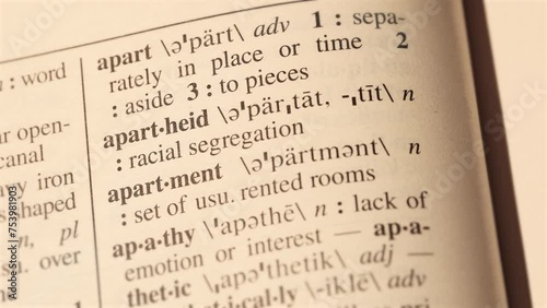 12 apartheid word definition page text letters on dictionary