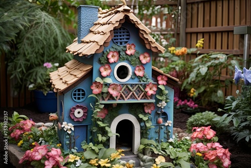 Enchanted Cottage Garden Patio Birdhouses: Whimsical Touches and Inspirations.