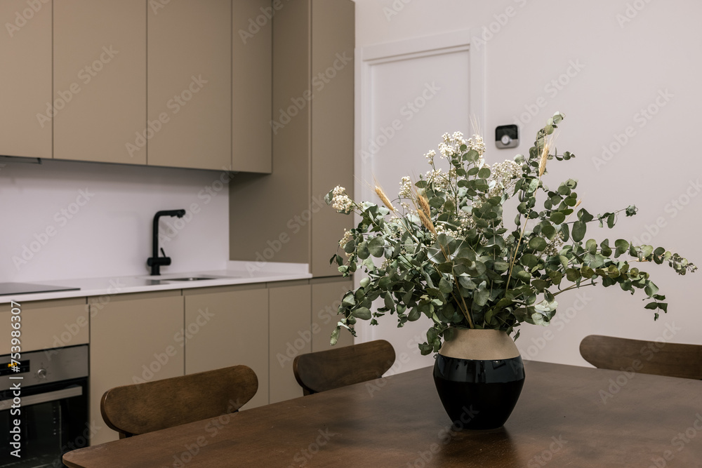 Beautiful kitchen in new luxury home Beautiful kitchen in new luxury home