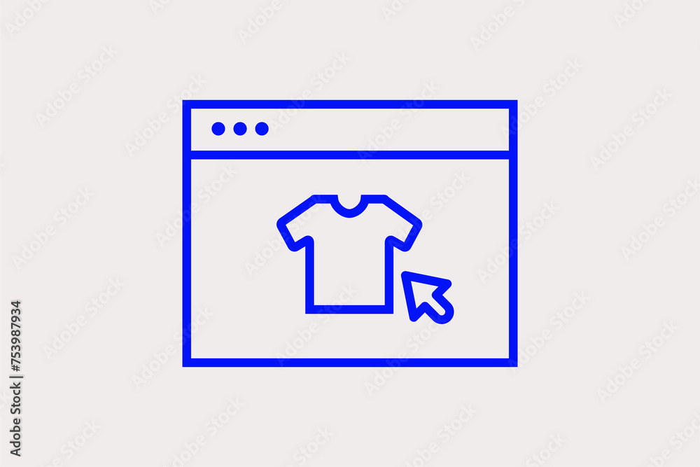 online shopping illustration in flat style design. Vector illustration. online shopping illustration in flat style design. Vector illustration.