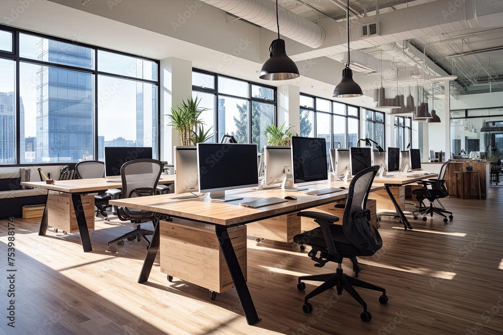 Tech-Savvy Office Design: Ergonomic Chairs and Adjustable Standing Desks Ideas