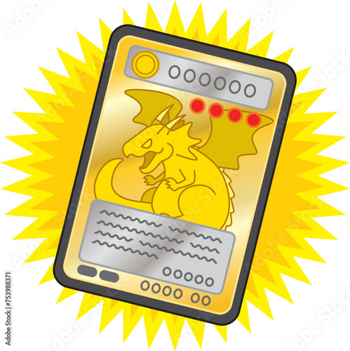 トレーディングカード　モンスター　激レアカード