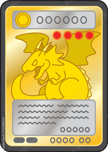 トレーディングカード　モンスター　レアカード