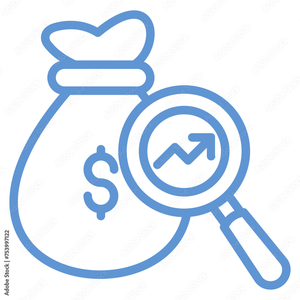 Investment Research Icon Element For Design Investment Research Icon Element For Design