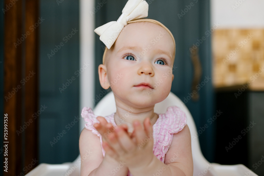 Cheerful Baby Girl Cheerful Baby Girl