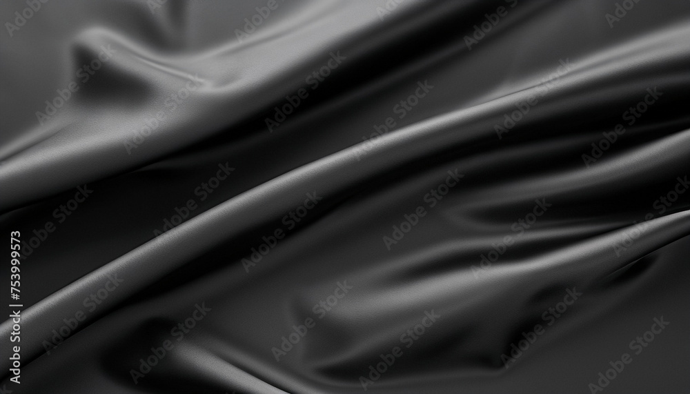 Smooth elegant black silk or satin texture can use as abstract background. Luxurious background design for luxury, cloth, card, wallpaper Smooth elegant black silk or satin texture can use as abstract background. Luxurious background design for luxury, cloth, card, wallpaper