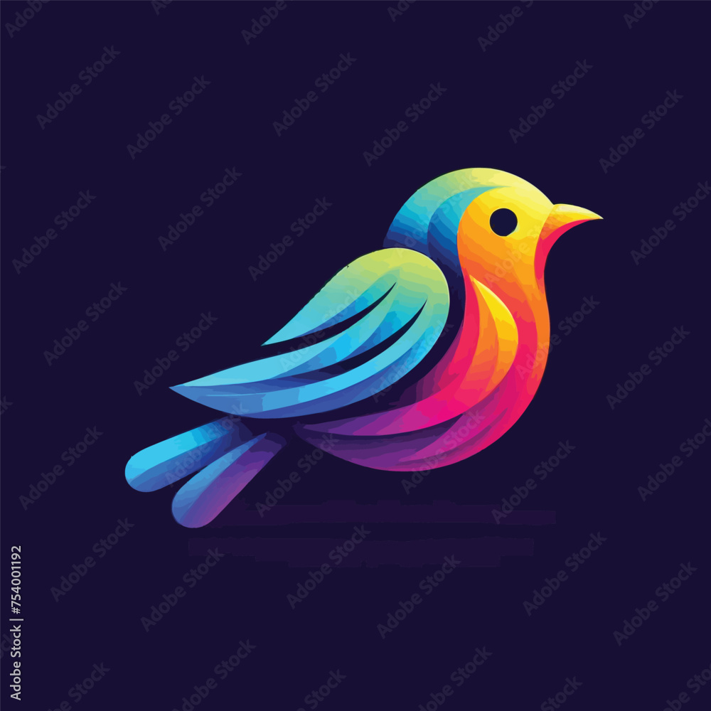 Fototapeta premium illustration of a bird