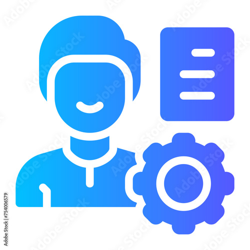 management consulting gradient icon
