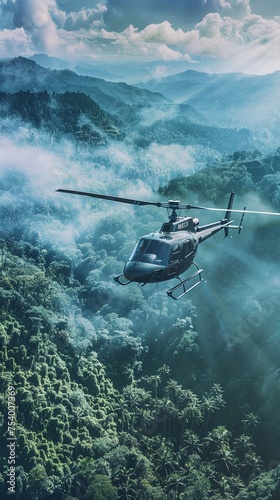 A backpacking journey through wilderness trails a helicopter tour over exotic locales