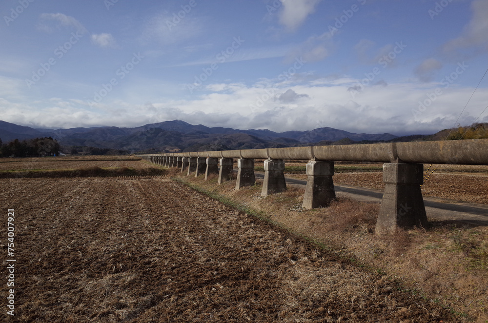 猪苗代湖の水を郡山に通水した安積疏水。