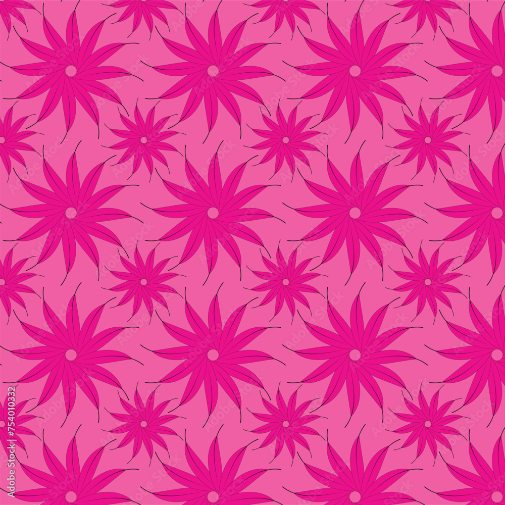 Seamless abstract floral pattern. Geometric leaf floral ornament. Geomatric graphic modern pattern Seamless abstract floral pattern. Geometric leaf floral ornament. Geomatric graphic modern pattern