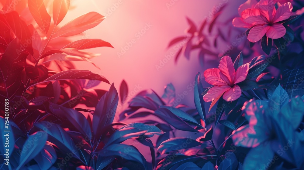 Morning Garden Floral Bouquet with Pink Flowers and Leaves in Vintage Style, Vector Illustration for Summer Wallpaper, Nature Art, and Card Decoration Morning Garden Floral Bouquet with Pink Flowers and Leaves in Vintage Style, Vector Illustration for Summer Wallpaper, Nature Art, and Card Decoration