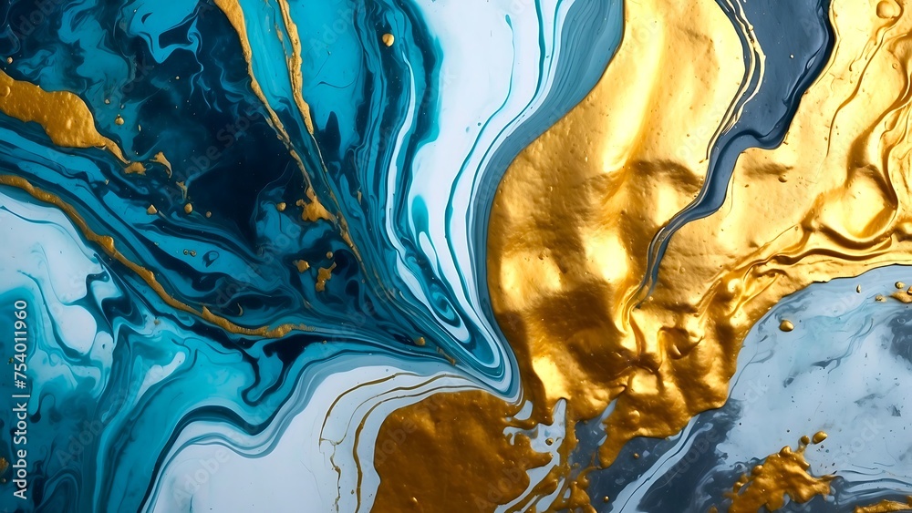 Texture color abstract background pattern art paint liquid blue effect ...