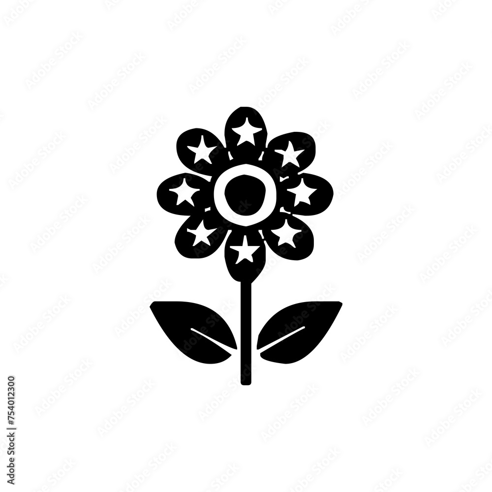 Obraz premium Flower icon