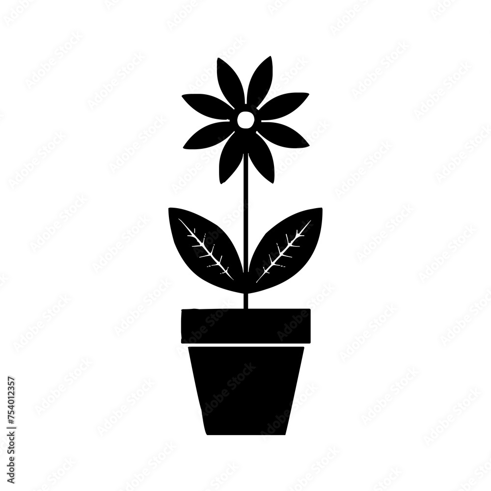 Fototapeta premium Flower icon