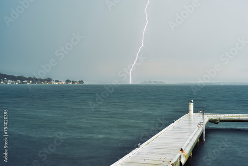 Storm over Lake Macquarie