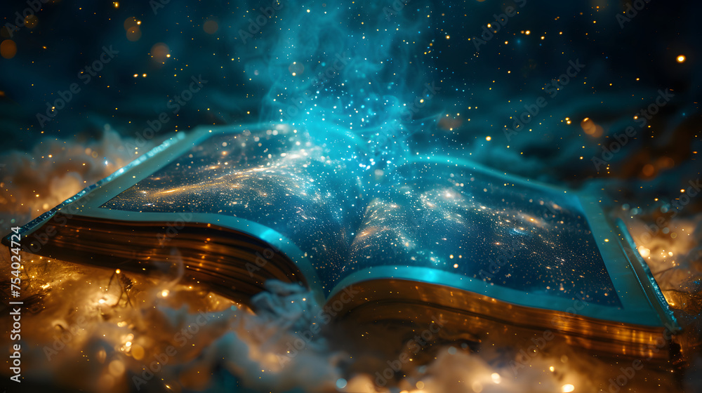 A book with the universe