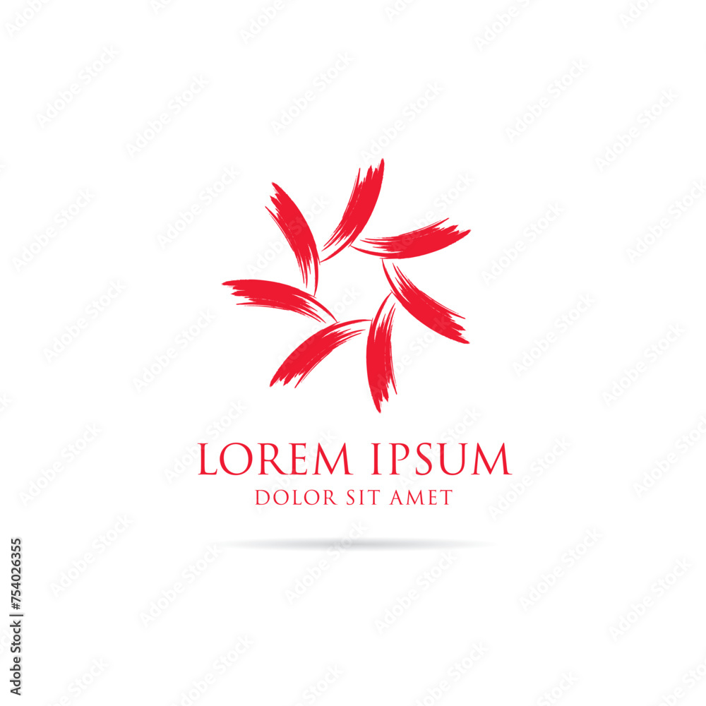 Obraz premium abstract logo. concept and design. vector illustration