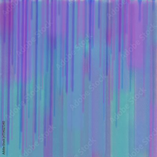 retro handpainted watercolor background, blue purple pink and green gradient paint and drips, artistic and abstract