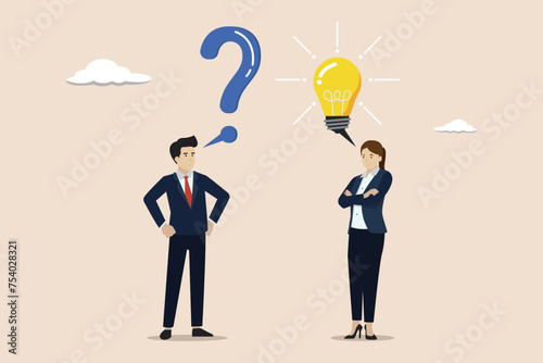 Wallpaper Mural Work discussion or conversation to gather new idea concept, giving idea to teammate, colleagues discuss and discover new ideas. Torontodigital.ca