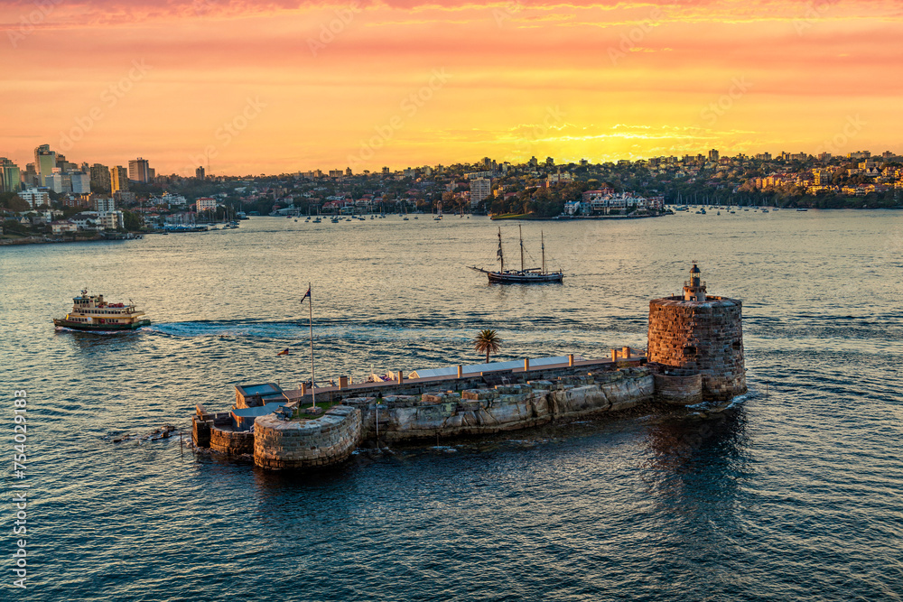 Fort Denison is situated on Pinchgut, one of the most visited and photographed islands on Sydney Harbour. In 1788 a convict named Thomas Hill was sentenced to a week on bread and water on the island.