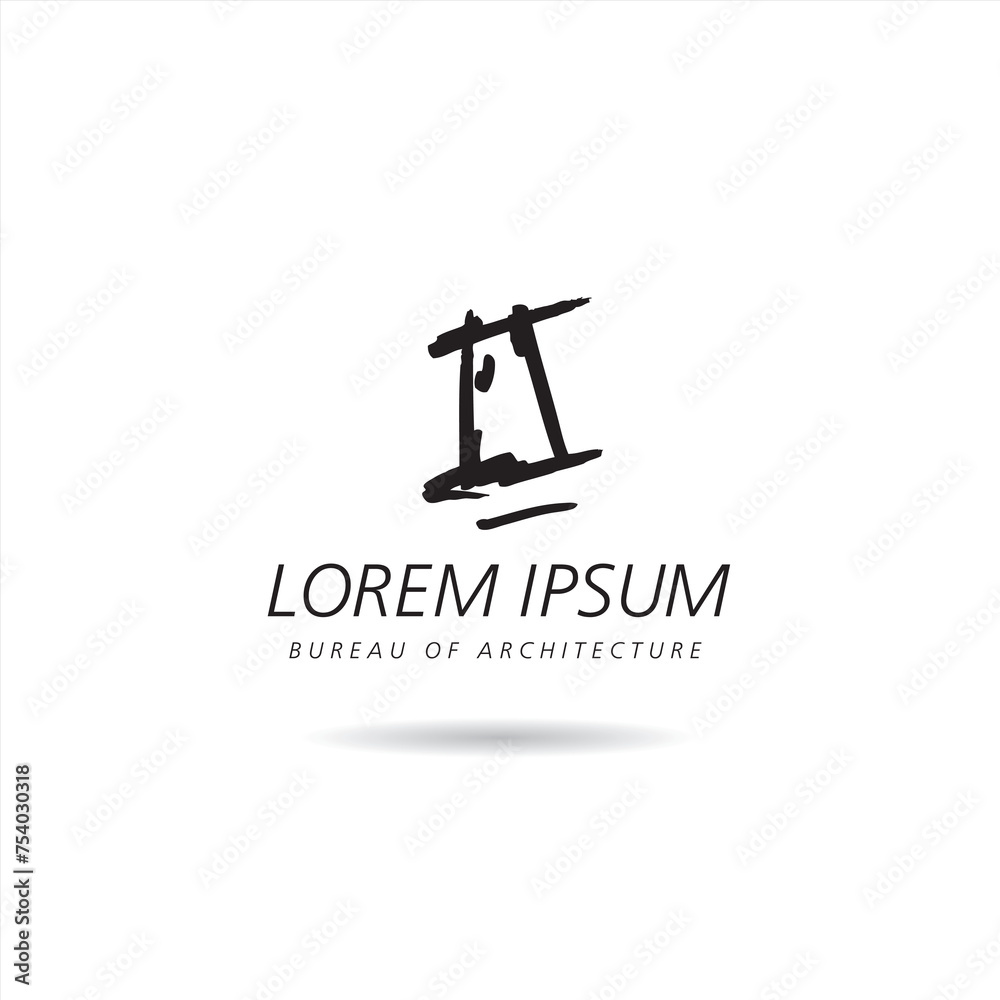Architecture and Building. Vector logo concept design Architecture and Building. Vector logo concept design
