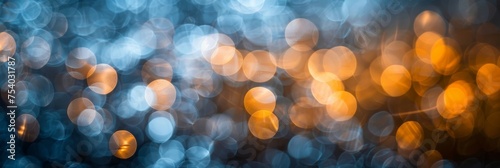 Soft delicate blur bokeh background in dusky violet, powder blue, and silver gray colors © Ilja