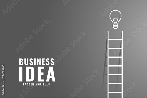 white success ladder background for innovative and inspiration idea