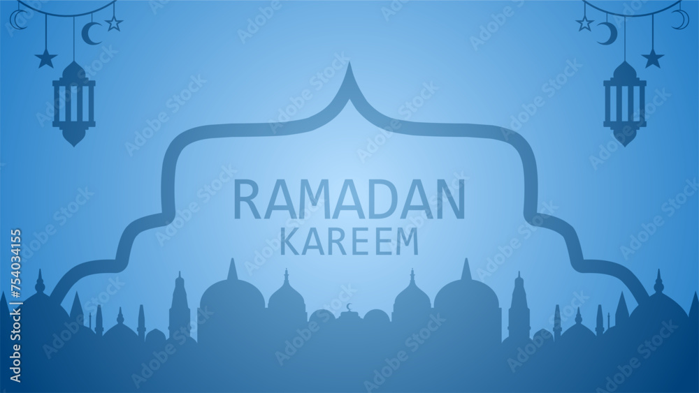 Ramadan event greeting vector background. Islam greeting for ramadan celebration or islamic event. Islamic background for ramadan, eid, mubarak and muslim culture