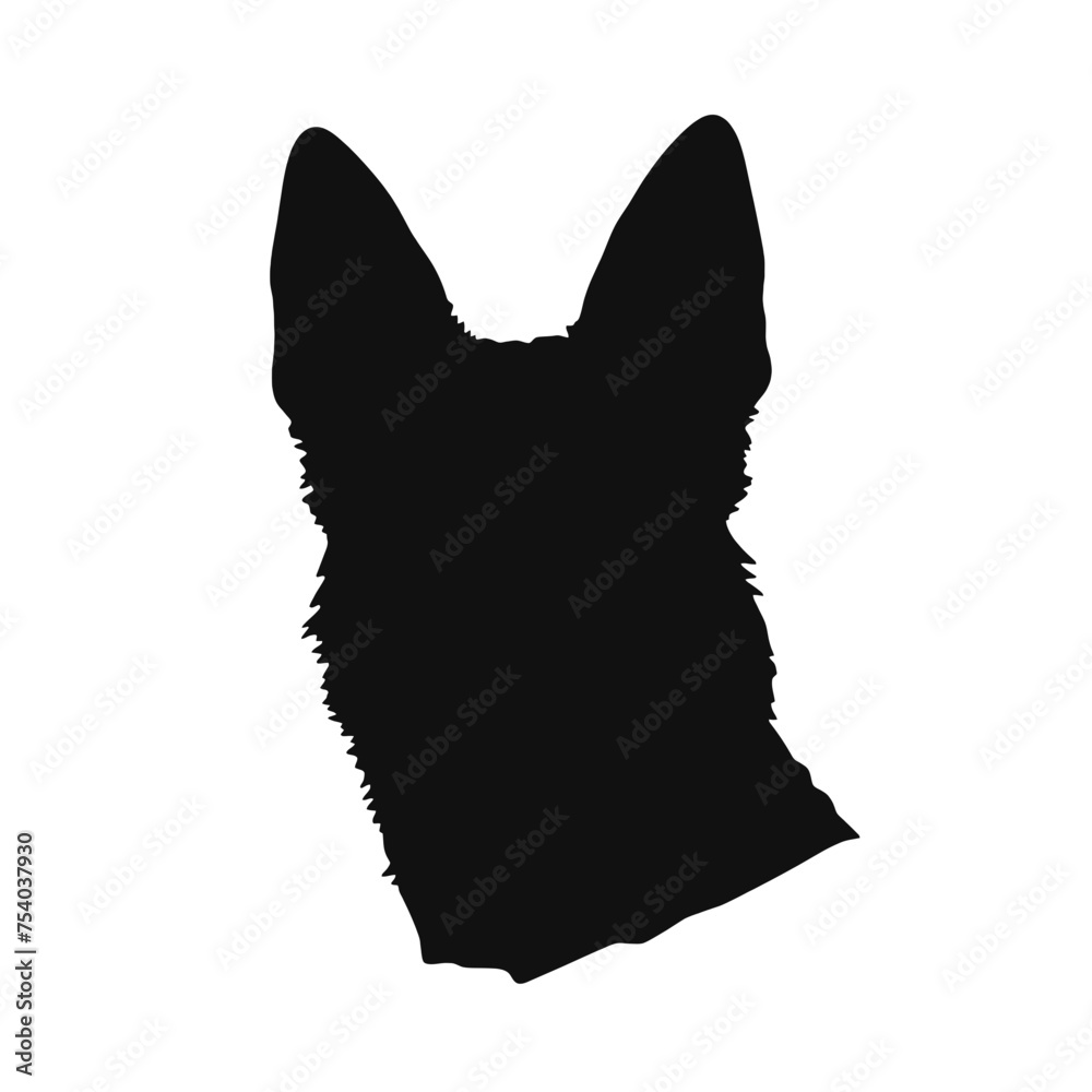 German Shepherd Silhouette German Shepherd Silhouette