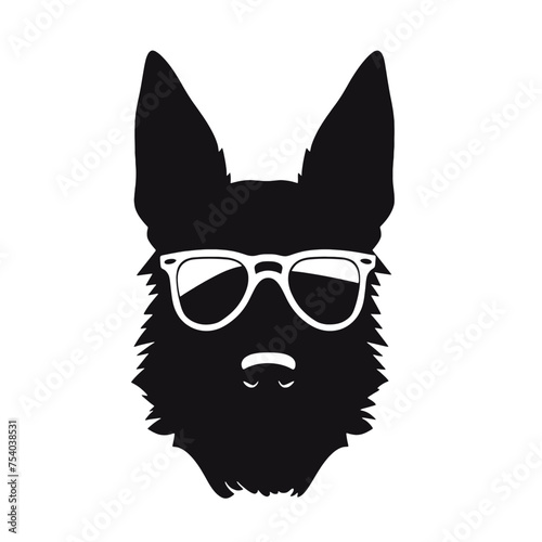 German Shepherd Silhouette 