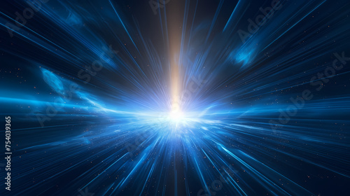 Technology particles abstract background