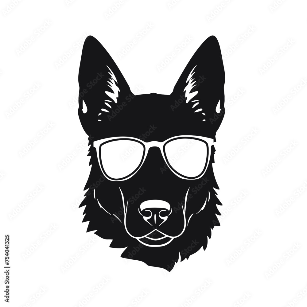 German Shepherd Silhouette
German Shepherd Silhouette
