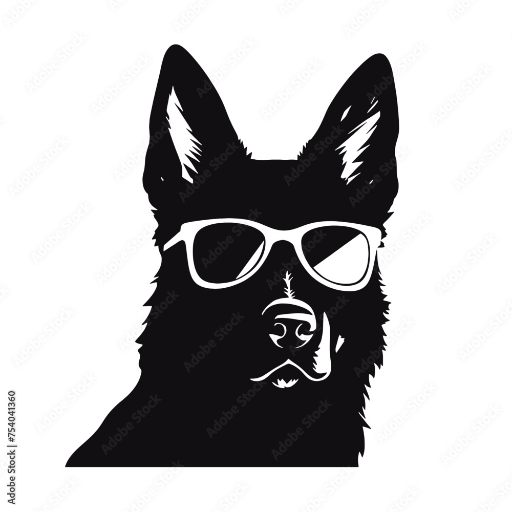 German Shepherd Silhouette
German Shepherd Silhouette