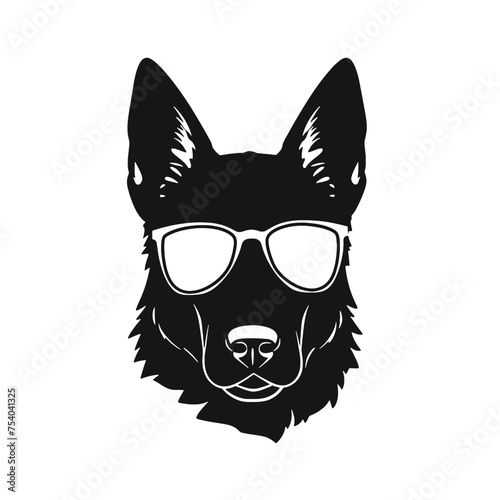 German Shepherd Silhouette 