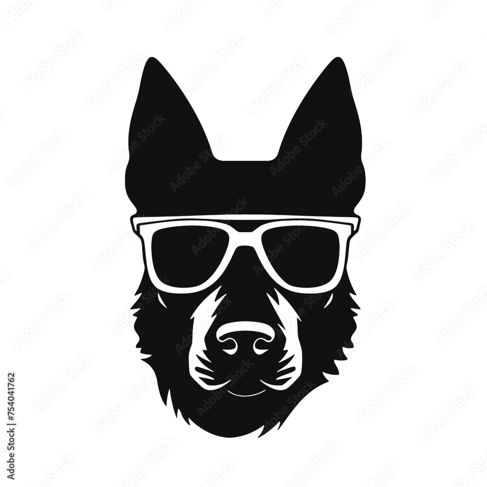 Obraz premium Pug dog - isolated vector illustration