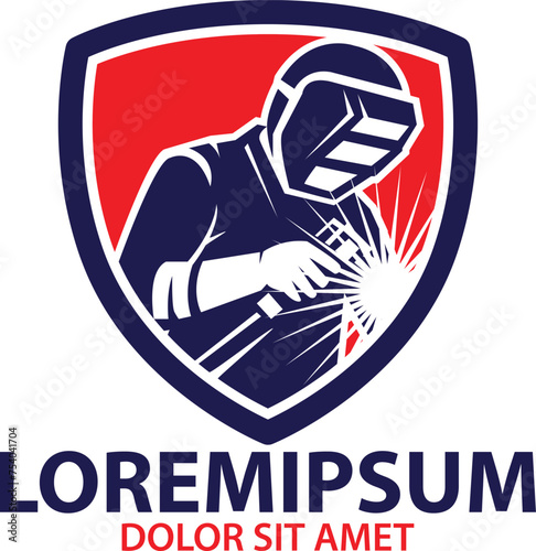 welder simple logo design