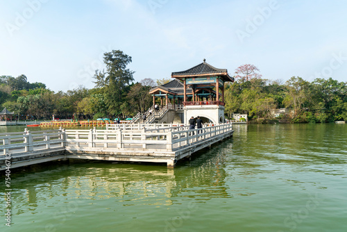 Huizhou West Lake Jiuqu Bridge, Huizhou, Guangdong Province, China