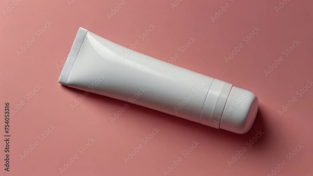 White plain cosmetic product for skincare such as sunscreen and lotion product photography White plain cosmetic product for skincare such as sunscreen and lotion product photography