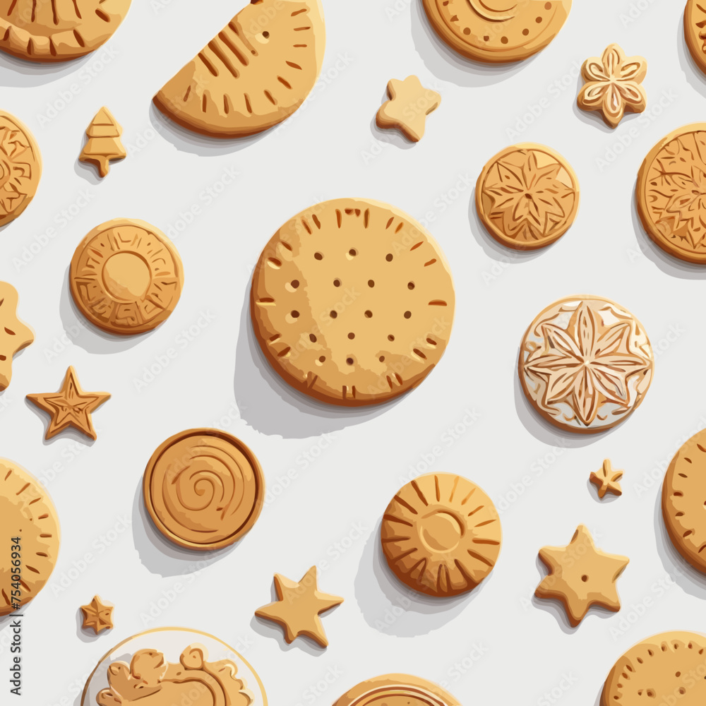 cookies on a white background cookies on a white background